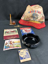 World's Fair Items/matchbooks & Smoking Items