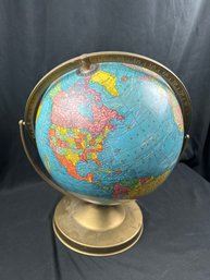 Crams Imperial 12 Inch World Globe Circa 1964
