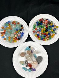 Vintage Marbles And Beautiful Stones