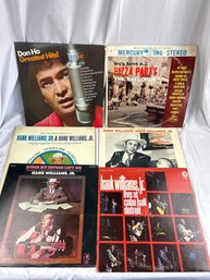 Vintage Vinyl LPs  Hank Williams, Etc.