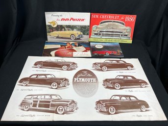 1940s - 1950s Car Brochures