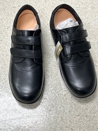 Ambulator Women Size 10 Xtra Wide Black Shoes- Velcro Closure