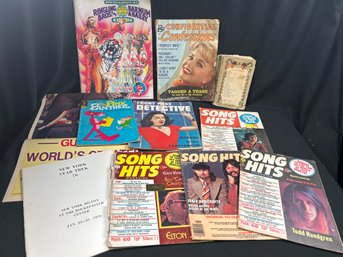 Ephemera- Star Trek, Circus, 70s Song Hits, Boy Scouts Etc