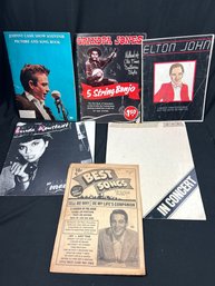 Assorted  Concert Programs &  Music Books