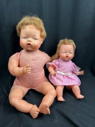 2 1960s Vintage Ideal Thumbelina Dolls