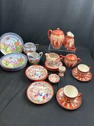 Grouping Of Japanese Porcelains Some As Is