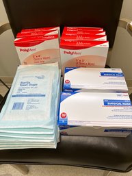 Surgical Masks, Towel Drapes, Cloth Strips