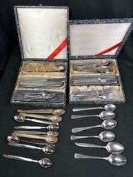 Stainless And Silver Plated Flatware