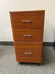 Small  Three Drawer, File And Drawer Cabinet