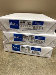 Three Reams Quill Copy Paper