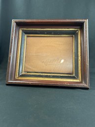 Antique Eastlake Deep Walnut Frame. 12.5 X 14.5 X 3