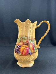 Aynsley Orchard Gold Fine Bone China 7.5 Pitcher