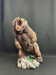 Living Stone Resin Bear Statue