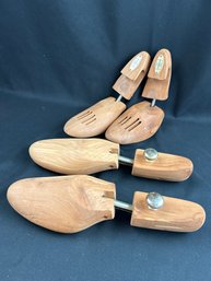 2 Pairs Wooden Shoe Stretchers/ Trees