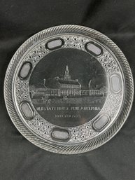 Old PA State House Philadelphia EAPG Platter 12.25 Inches