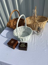 Baskets And  Decorative Items