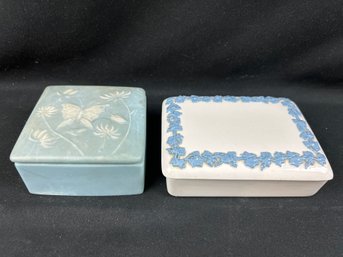 2 Dresser Boxes- Wedgwood, Design Gifts