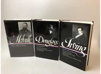 The  Library Of America: Melville, Douglass,  Irving.