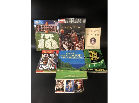 Assorted Sports Books, Magazines And Ephemera