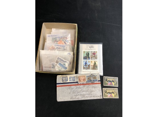 Mostly Foreign Postage Stamp Lot