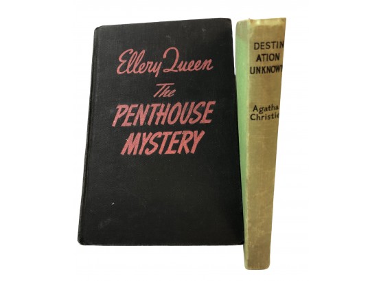 Ellery Queen/ Agatha Christie Mystery Books