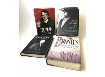 First Edition Biographies- The Brontes, Bob Dylan, Buster Keaton, Joe Papp
