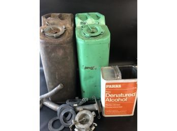 2 Jerry Cans And Accessories