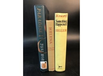 First Edition Novels-Waugh, Heller, Morrison