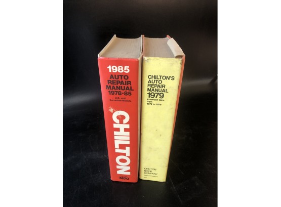 Automobile Repair Books- Chilton 1985, 1979
