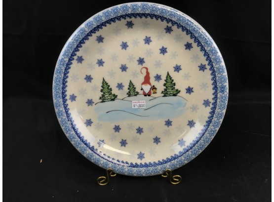 Kalich Christmas Plate, Made In Poland