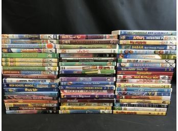 58 DVDs, Mostly Children, See Pics