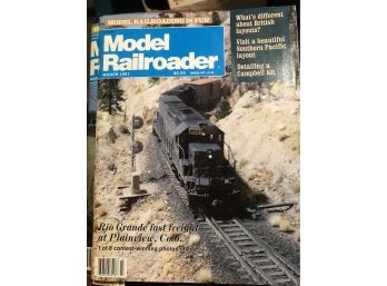 18 Issues Modern Railroader Magazines 1970s- 1990s