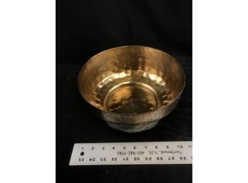 Copper Bowl 10 Inches In Diameter