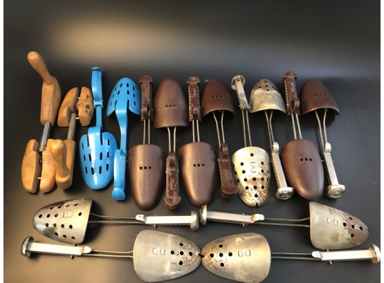 8 Pairs Of Shoe Trees/ Stretchers
