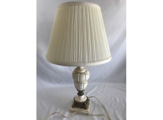 Marble Table Lamp, 20 Inches Tall