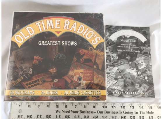 Old Time Radios Greatest Shows, 20 Cassettes