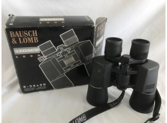 Bausch And Lomb Binoculars With Case And Box