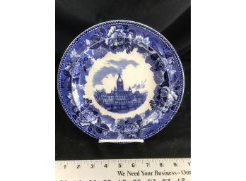 Wedgwood State Capitol Hartford Connecticut Plate