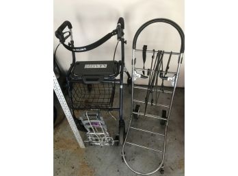 Dolomite Walker And Two Baggage Holders