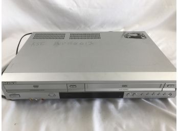 Sony DVD And VHS Player, Untested