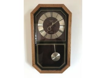 Hanging Quartz Pendulum Clock, 18 Inches Long