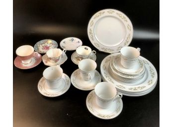 Assorted Tea Cups And Porcelains