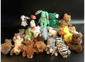 Lot Of 20 Beanie Babies