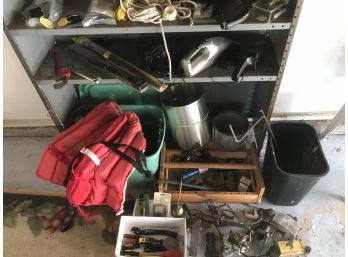 Lot Of Tools And Accessories Including Green Tote, See Pics
