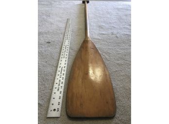 Vintage Grey Owl Wood Canoe Paddle, 50 Long