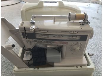 JCPenney Sewing Machine With Case, Untested