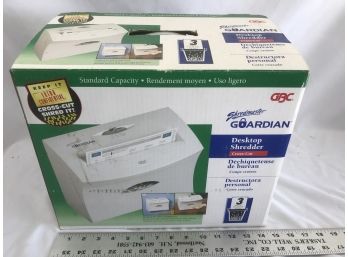 GBC Guardian Desktop Shredder, Untested