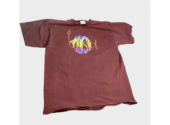 2 Vintage Phish Concert Tee Shirts 1990s