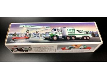 Hess Toy Truck And Racer 1988 Mint In Box