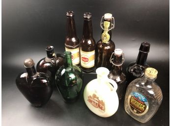 Assorted Bottles/ Grolsch, Schaefer, Log Cabin And More